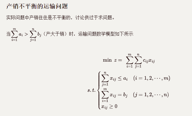 运输问题